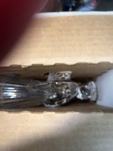 Two  Angel Clear Glass Candle Holders Home For The Holidays W/ Original Box - £24.12 GBP