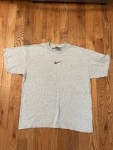 Vintage Nike T-Shirt Mens XL Swoosh Logo Crewneck Casual Tee 90s Y2K - $20.19