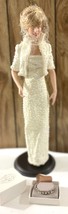 The Franklin Mint Diana Princess Of Wales Pearl Dress Porcelain Portrait Doll - $197.01