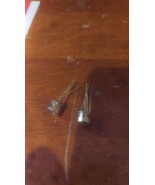 RARE Transistor Gold Long Lead  LOT of 2  Glass Top #- MDA531 1023 MDA - $61.92 CAD