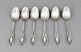 Rogers Lunt Bowen RLB 1908 Sterling Silver Monticello Spoons Monogram 120g Set 6 - £122.58 GBP
