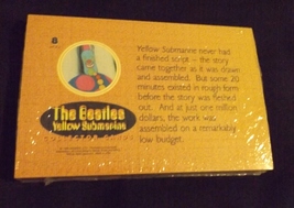 1999 Beatles Yellow Submarine Collector Cards Sealed 72 Card Pack - $30.00