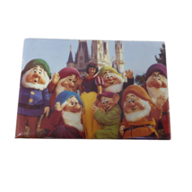 VTG Disney ATA-BOY Disneyworld Magic Kingdom Snow White Dwarfs Fridge Ma... - $24.74