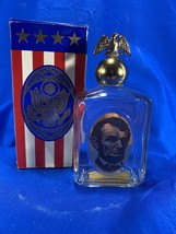 Vintage Avon Wild Country After Shave 4 Oz Abraham Lincoln Empty With Box - £4.98 GBP