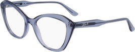 Karl Lagerfeld Eyeglasses KL6137 020 52mm Transparent Grey / Demo Lens - $99.95