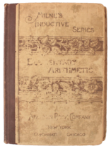 1882 Elementary Arithmetic Instruction Book Milne&#39;s Inductive Series - $17.99