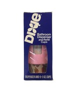 Vintage 1974 Dixie Bathroom Dispenser &amp; 15 Refill Cups Butterfly 3oz NEW... - $497.84 MXN