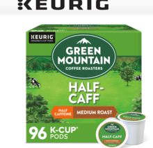 Green Mountain Coffee Half-Caff, Keurig K-Cup Pod, Medium Roast, 96 Count - $543.07 MXN