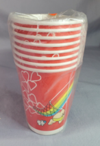 Ziggy American Greetings Hot Cold Beverage Cups Disposable 9 oz Set of 8 Vintage - £11.65 GBP