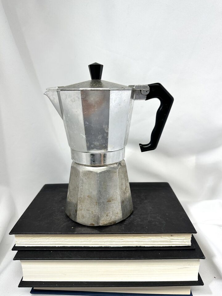 Primary image for Vintage Italian Expresso Stovetop Coffee Maker Aluminum