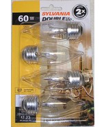 Sylvania 60 Watt Double Life 120 Volt Clear Incandescent Chandelier Bulb... - $184.37 MXN