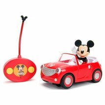 Jada Disney Junior Mickey Mouse Roadster RC Radio Control Car  1:24 Scal... - $373.86 MXN