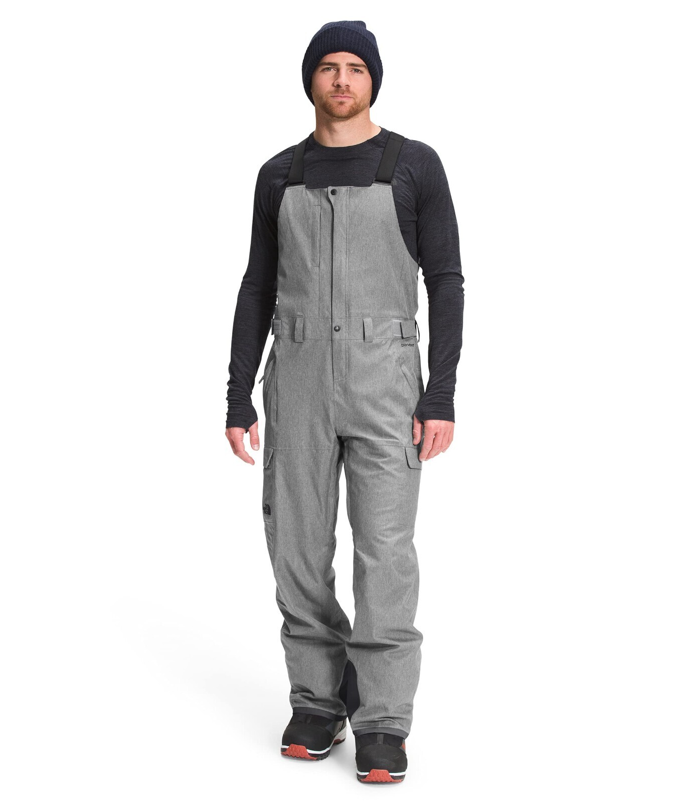 The North Face Freedom Bib Mens Snowboard Ski Pants TNF Gray Heather Size XL Item image 2