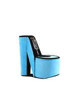 Turquoise Velvet High Heel Shoe Jewelry Box - 9&quot; - $898.41 MXN
