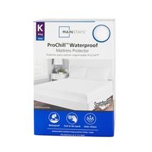 Mainstays ProChill Waterproof Cooling Fitted Mattress Protector, King - £20.96 GBP