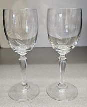 Lenox Vintage Decor Plain White Wine Glasses (Set of 2) 6&quot;H, 7 Oz. - £33.50 GBP