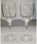 Lenox Vintage Decor Plain White Wine Glasses (Set of 2) 6&quot;H, 7 Oz. - £33.47 GBP