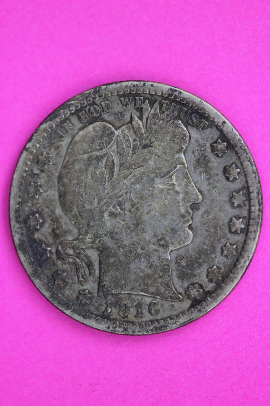 1916 P Barber Liberty Silver Quarter Guaranteed Authentic &amp; Genuine Coin... - $23.99