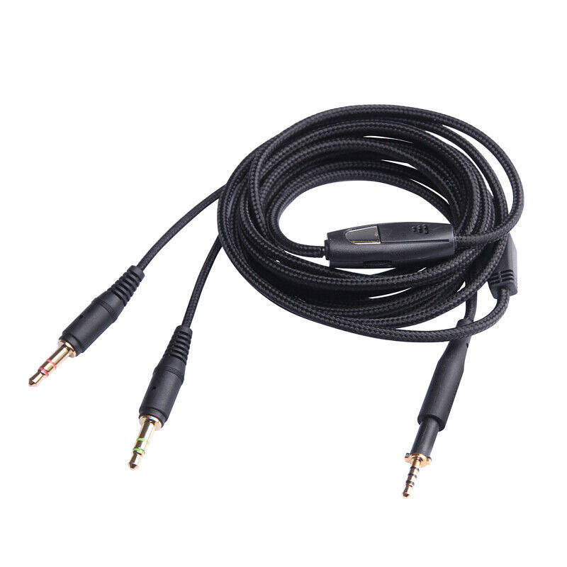 220cm PC Gaming Audio Cable For AKG K450 K451 K452 Q460 K480 Headphones  			