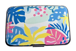 Total Vision RFID Card Case Ultra Slim Lightweight Metal Tropical Floral... - $228.93 MXN