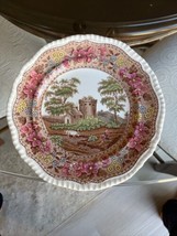 1928 Delft Spode Tower, Copeland 9.25&quot; Luncheon Plate, Ostermouth - £17.99 GBP