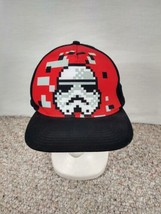 Star Wars Trooper Snapback Adjustable BaseBall Cap Hat Black Red White Silver - £7.39 GBP