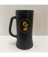 Vintage The Playboy Club Black Frosted &amp; Gold Design, 14oz, Beer Mug, (1... - $9.16