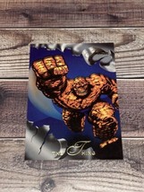 1994 Fleer Flair Marvel Comics #1 The Thing Fantastic Four Trading Card - £1.20 GBP