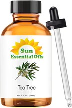 Sun Essential Oils 2oz - Tea Tree Essential Oil - 2 Fluid Ounces - £12.40 GBP