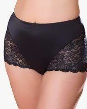 Elila 3311 Stretch Lace Black Cheeky Panty ~ M-5XL - £27.49 GBP