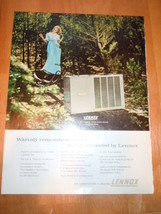 Vintage Lennox Air Conditioning Print Magazine Advertisement 1965 - $4.99