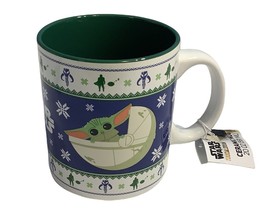 Baby Yoda Mug  Disney Star Wars Mandalorian 20 oz Ceramic Coffee Cup Christmas - £24.18 GBP