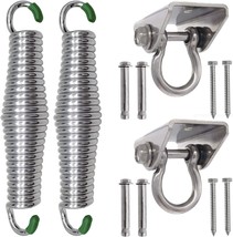 Porch Swing Springs Hanging Kit - 1300 Lbs Heavy Duty Suspensions Hammoc... - £51.15 GBP