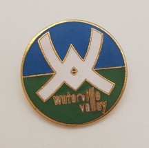 WATERVILLE VALLEY New Hampshire Souvenir Enamel Lapel Hat Pin Ski Resort  - £15.39 GBP