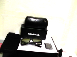  Chanel New Sunglasses 5236 c.1391/3M Camo Green 55mm authentic - £186.50 GBP