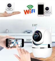 Mini Automatic tracking Motion detect alarm remote rotate wifi wireless camera R - £18.42 GBP