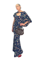 1930s Tea Party Dress with Sash Belt and Cape, Offer welcome - $437.79