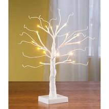 All Seasons Holiday Tree White Wire 18-Inch LED Pre-Lit Lights Wire Branches NEW - £32.62 GBP