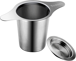 Tea Infuser Mesh Strainer With Large Capacity For Hanging on Teapots Mugs NEW - £13.64 GBP