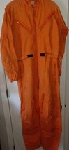 Vintage Men&#39;s Military Summer Flying Coveralls Size 40 Long Orange - $100.00