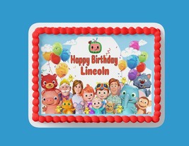 Custom Edible Birthday Cake Topper/ Peel like a sticker - €8,65 EUR