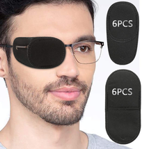 VEEJION Eye Patches for Adults Kids 12 Piece Patch Glasses Treat Lazy Amblyopia  - £10.51 GBP