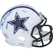 Michael Irvin Autographed Cowboys White Matte Mini Speed Helmet Fanatics - £197.33 GBP