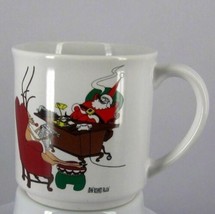 RECYCLED PAPER PRODUCTS COFFEE CUP/MUG ALLEN RUDOLPH SANTA CIGAR NEWSPAP... - $19.24