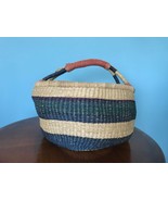 African Market Basket  Ghana. Extra-large, hand woven 17&quot; - $846.78 MXN