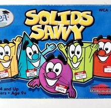 Solids Savvy Mathematics Tiles Learning Elementary Education WCA E32 - £17.75 GBP
