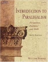 Introduction to Paralegalism: Perspectives, Problems, and Skills - £94.15 GBP