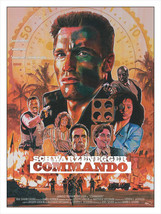 Commando Arnold Schwarzenegger Movie Film Poster Giclee Print Art 12x16 Mondo - £31.26 GBP