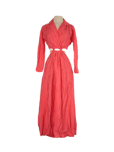 NWT Young Fabulous &amp; Broke YFB Derby in Coral Orange V-neck Cutout Maxi Dress XS - £73.11 GBP