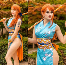 One Piece Nami Anime Cosplay Costumes Japanese Suits For Women&#39;s Halloween! - £47.17 GBP